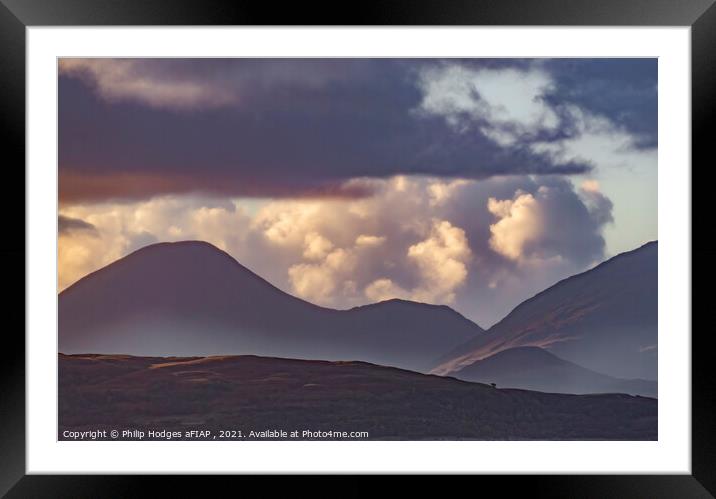 Mountains of Mull Framed Mounted Print by Philip Hodges aFIAP ,