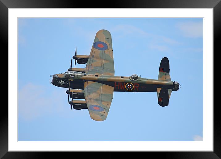 Lancaster Framed Mounted Print by Oxon Images