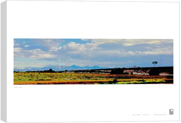 Route 66 (USA) Canvas Print by Michael Angus