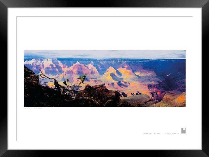 The Grand Canyon (Arizona [USA]) Framed Mounted Print by Michael Angus