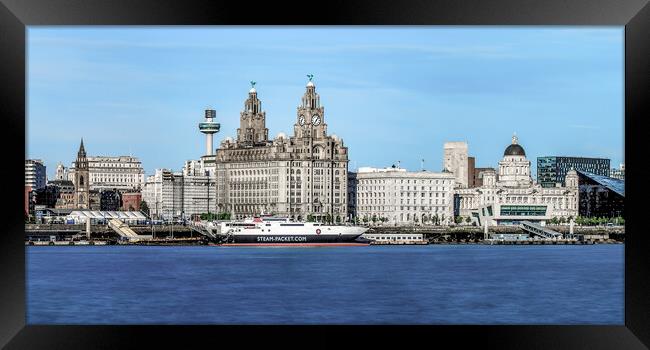 Liverpool Waterfront Framed Print by Roger Green