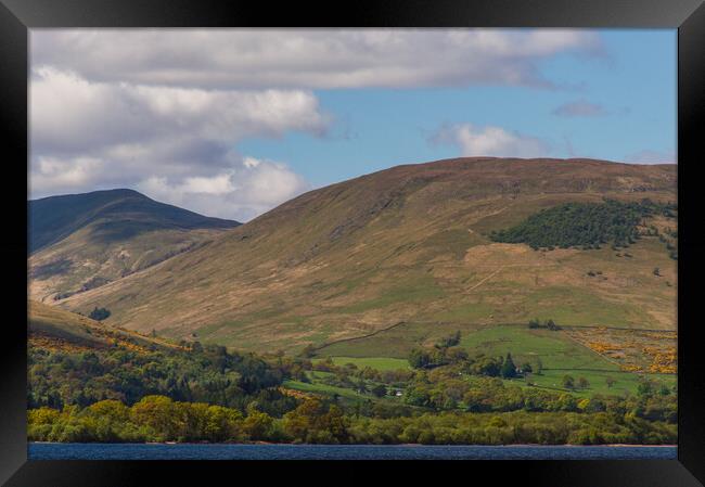 Loch Lomond Landscape Framed Print by John Ellis
