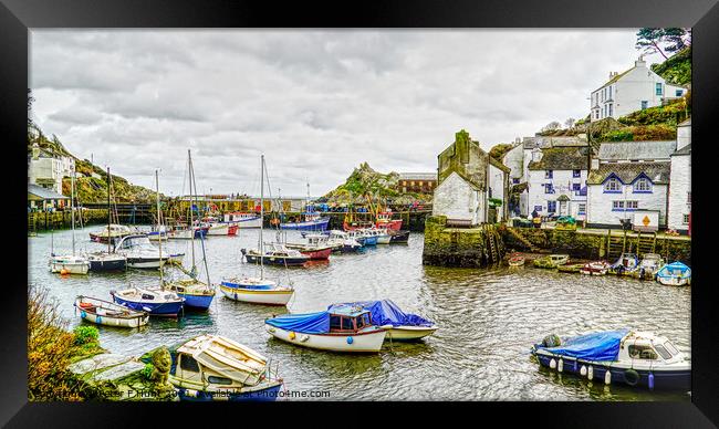 The Old Harbour Framed Print by Peter F Hunt