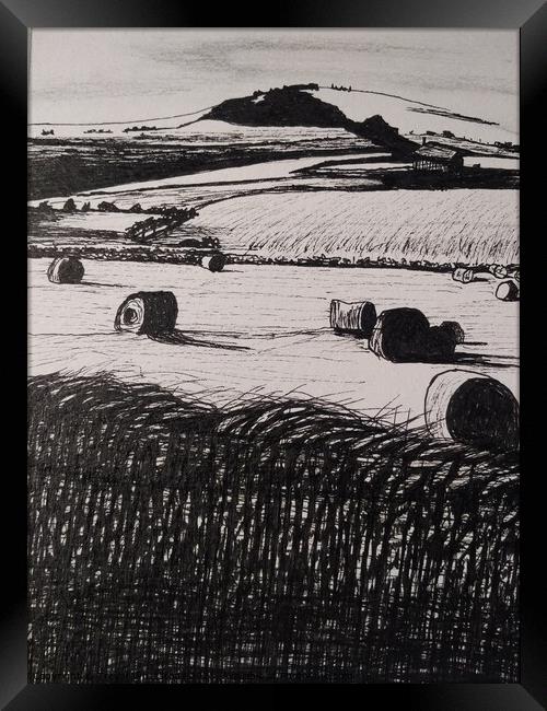 Fields of Barley Framed Print by Trevor Whetstone