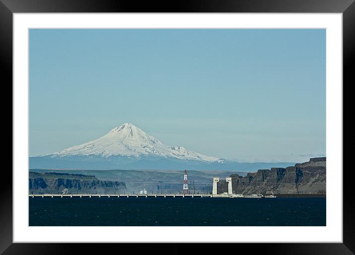 Mount Hood Framed Mounted Print by Irina Walker