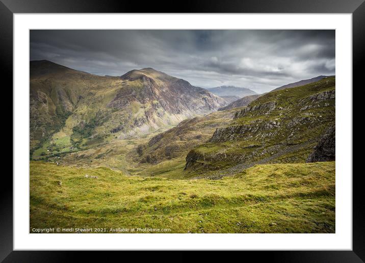 Snowdonia National Park Framed Mounted Print by Heidi Stewart