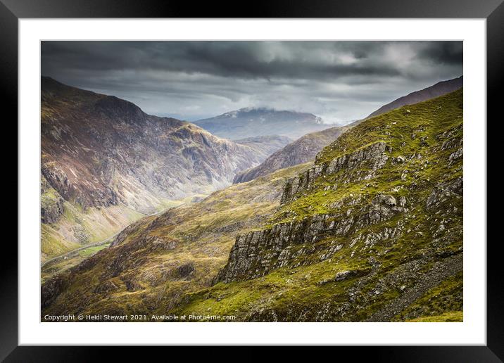 Snowdonia National Park Framed Mounted Print by Heidi Stewart
