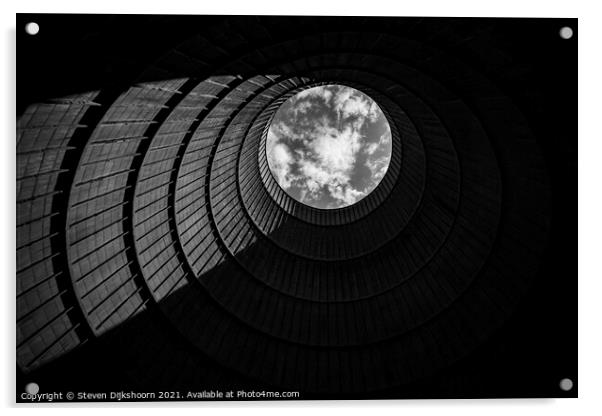 Architecture in black and white Acrylic by Steven Dijkshoorn