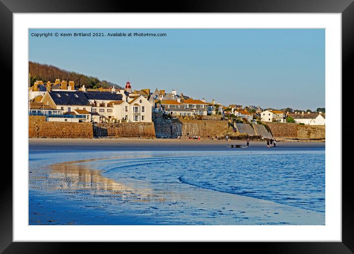 marazion cornwall Framed Mounted Print by Kevin Britland