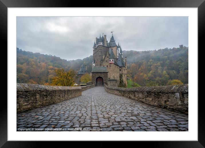 Eltz Castle in Germany Framed Mounted Print by Steven Dijkshoorn