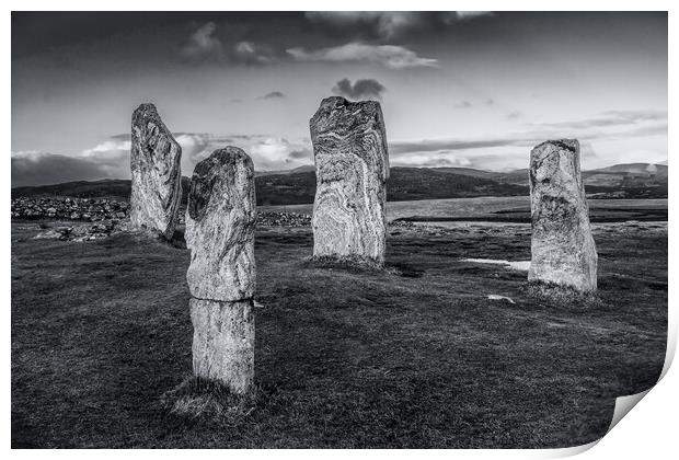 Callanish Standing Stones - Isle of Lewis Print by John Frid