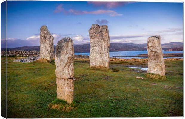 Callonish Standing Stones - Isle of Lewis Canvas Print by John Frid