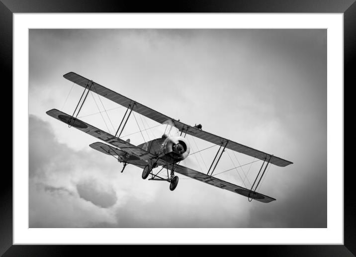 Avro 504K E3272 Framed Mounted Print by J Biggadike