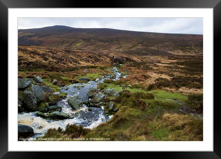 Wicklow Mountains in Ireland Framed Mounted Print by Steven Dijkshoorn