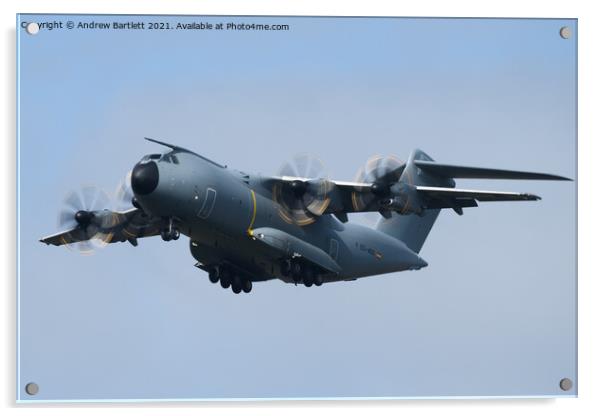 Airbus A400M Defence and Space Acrylic by Andrew Bartlett