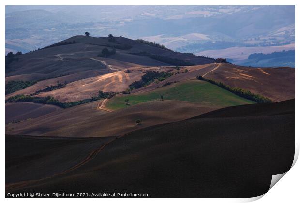 The beauty of Tuscany in Italy Print by Steven Dijkshoorn