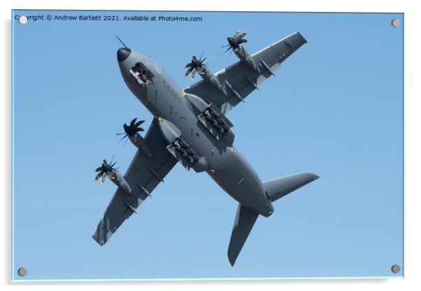 Airbus A400M Airbus Defence & Space Acrylic by Andrew Bartlett