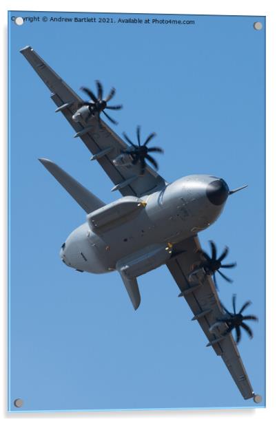 Airbus A400M Airbus Defence & Space Acrylic by Andrew Bartlett