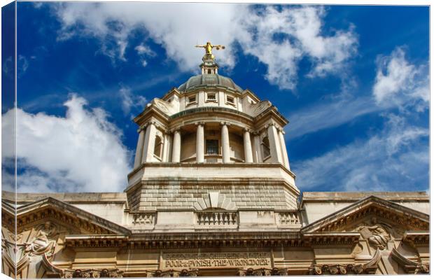 Old Bailey Canvas Print by tim miller