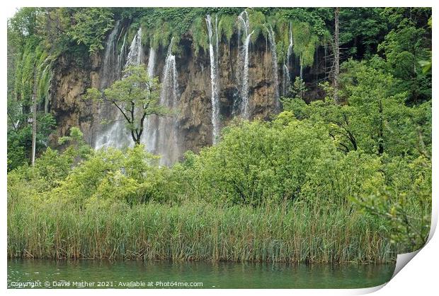 Plitvicka Lakes, Croatia Print by David Mather