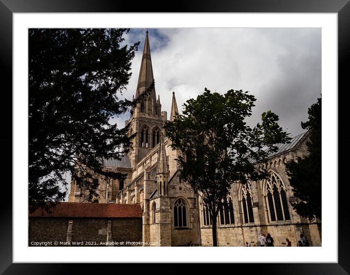 Chichester Cathedral Framed Mounted Print by Mark Ward