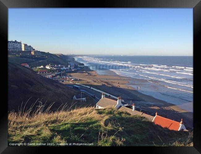 Saltburn by the Sea, North Yorkshire Framed Print by David Mather