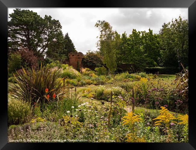 Chichester Bishops Palace Gardens Framed Print by Mark Ward