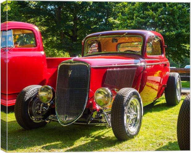 Hot Rod. Canvas Print by Tommy Dickson
