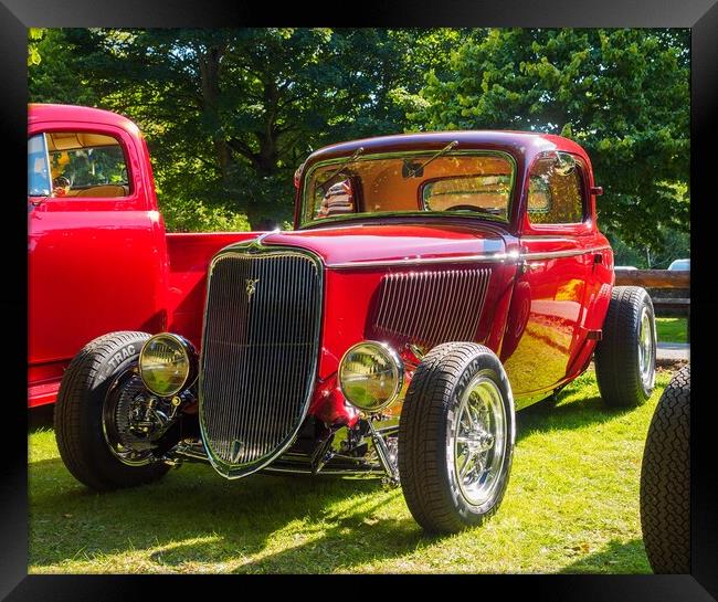 Hot Rod. Framed Print by Tommy Dickson
