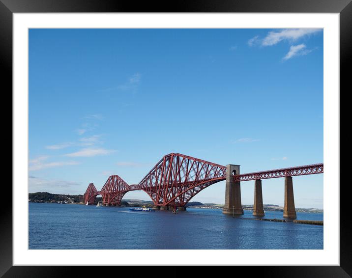 Forth Rail Bridge, Scotland. Framed Mounted Print by Tommy Dickson