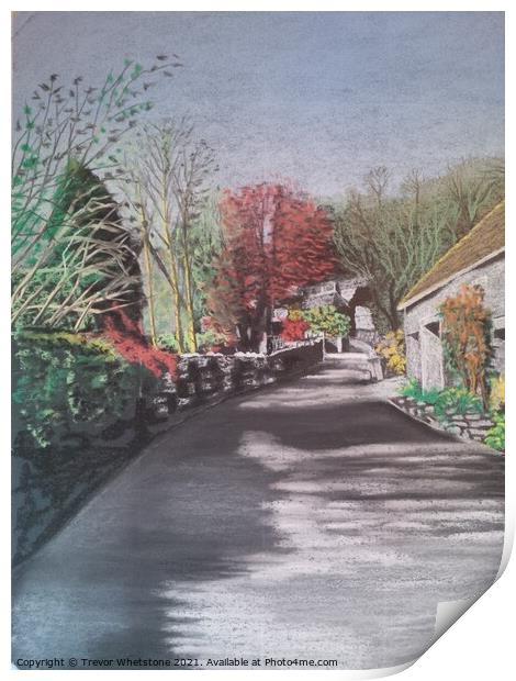 Parwich village, Derbyshire Print by Trevor Whetstone