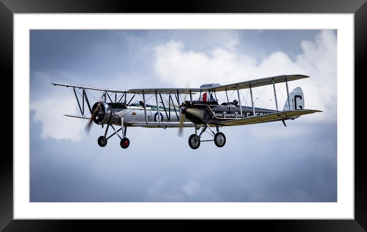 Avro Tutor & De Havilland DH.51 Framed Mounted Print by J Biggadike