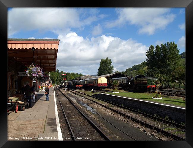 Buckfastleigh Station Framed Print by Mike Streeter