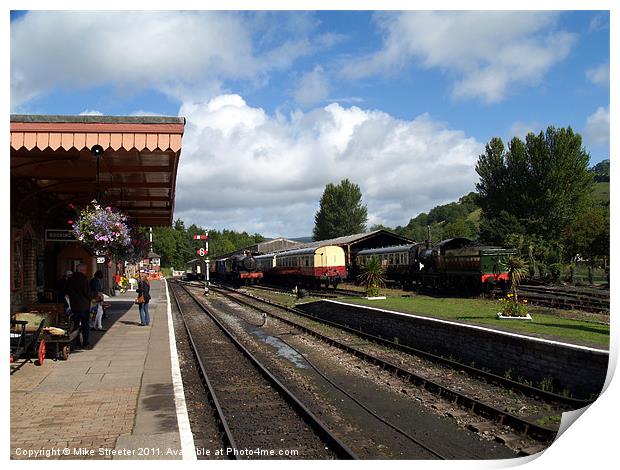 Buckfastleigh Station Print by Mike Streeter