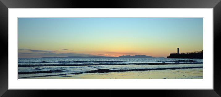 Dusk on the West coast of Scotland Framed Mounted Print by Allan Durward Photography