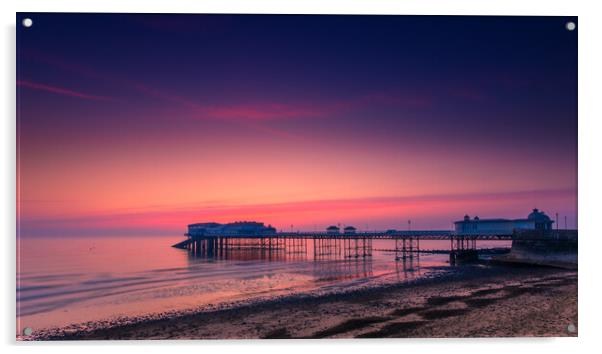 Cromer pier, sunrise Acrylic by Bill Allsopp