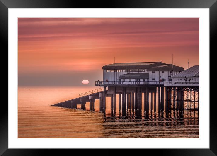 Cromer pier lifeboat station. Framed Mounted Print by Bill Allsopp