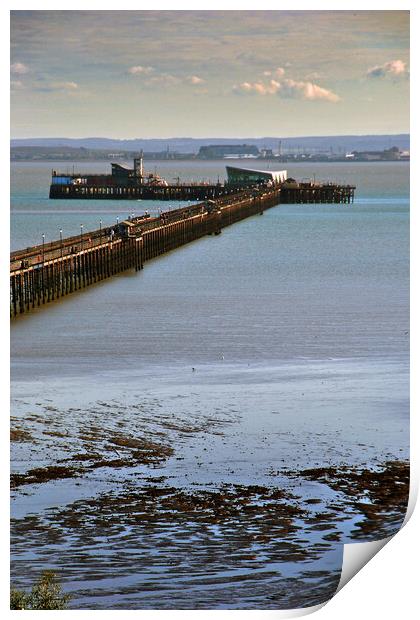 Southend on Sea Pier Essex England Print by Andy Evans Photos