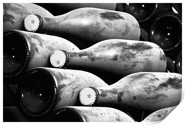 Bottles Print by Radovan Chrenko