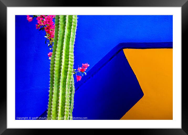Colours of Morocco Framed Mounted Print by geoff shoults