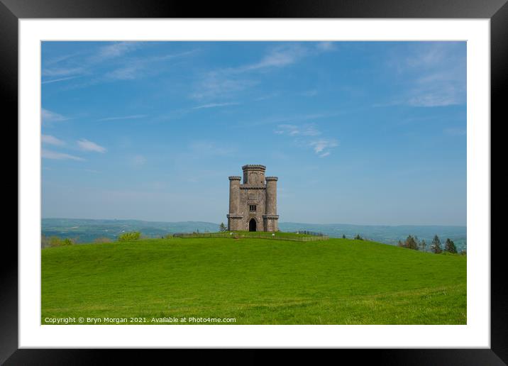 Paxton's tower at Llanarthney Framed Mounted Print by Bryn Morgan