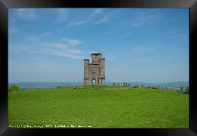 Paxton's tower at Llanarthney Framed Print by Bryn Morgan