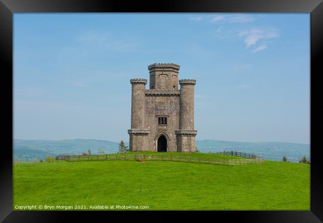 Paxton's tower at Llanarthney Framed Print by Bryn Morgan