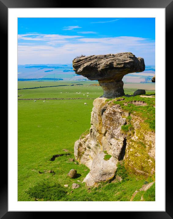 The Bunnet Stane, Fife, Scotland. Framed Mounted Print by Tommy Dickson