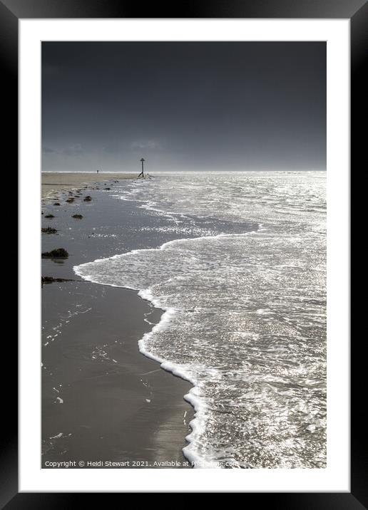 West Wittering Beach Framed Mounted Print by Heidi Stewart