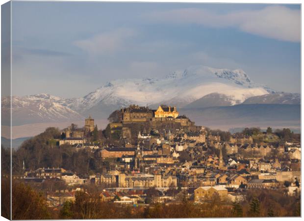 Majestic Stirling Castle Canvas Print by Tommy Dickson