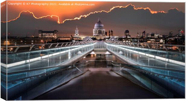 Marvel at London's Iconic Landmarks Canvas Print by K7 Photography