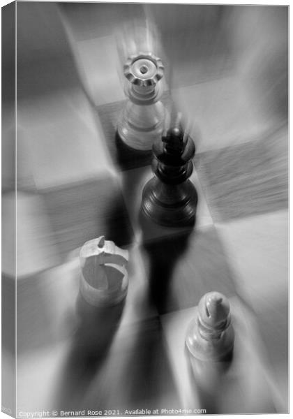Checkmate Canvas Print by Bernard Rose Photography