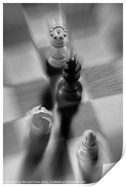 Checkmate Print by Bernard Rose Photography