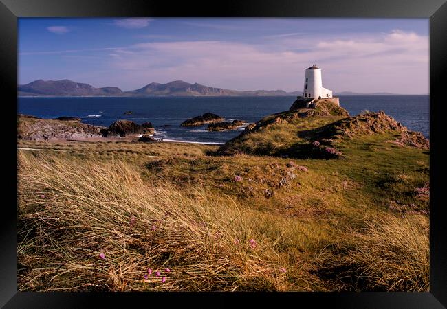 Anglesey lighthouse Framed Print by Kevin Elias